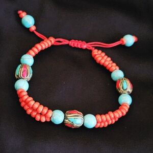 Karma Bracelet with Tibetan Beads